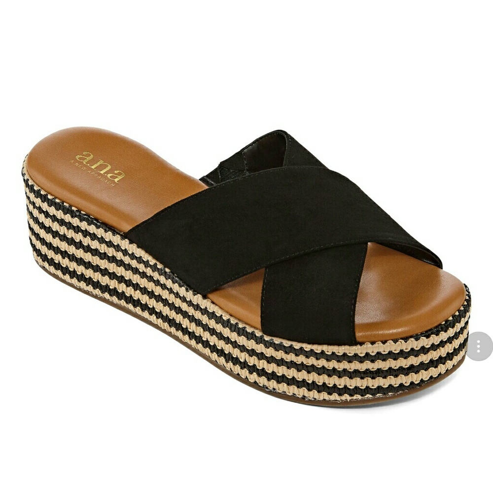 🆕️ A.N.A. Wedge Platform Sandals - Picture 3 of 8
